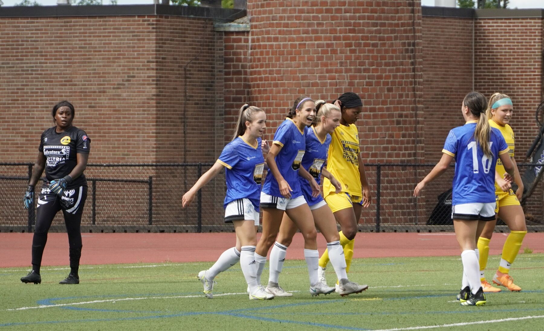FC Buffalo Women celebrate use